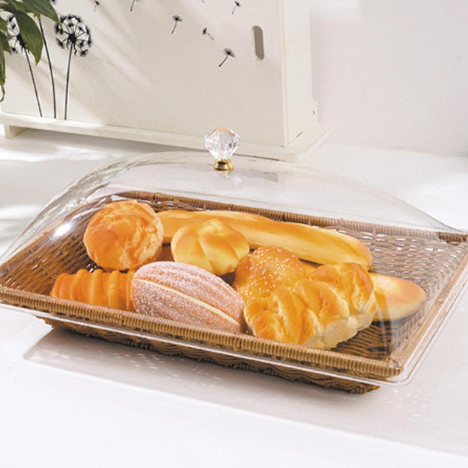 Food And Snacks For Picnic - 아크릴 뚜껑이 있는 모조 라탄 직조