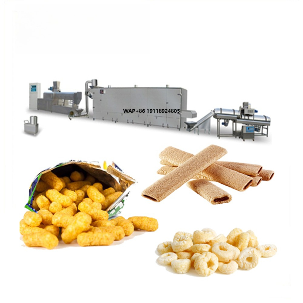 Food Snacks Easy To Make - 자동 스테인리스 스낵 압출기 제조 기계