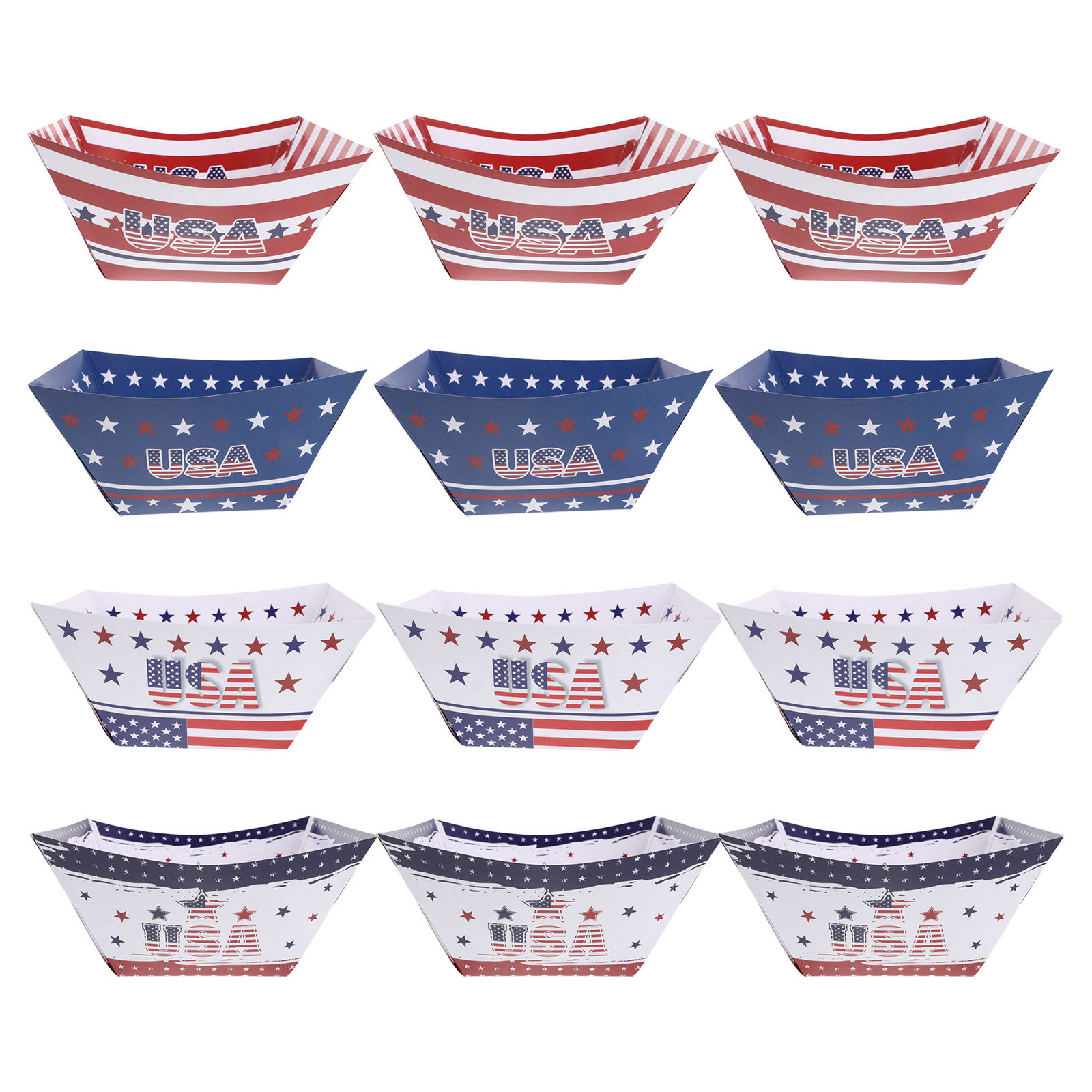 12Pcs 독립 기념일 파티 스낵 상자 미니 팝콘 용기 - Food And Snacks For Picnic 리뷰 및 가격
