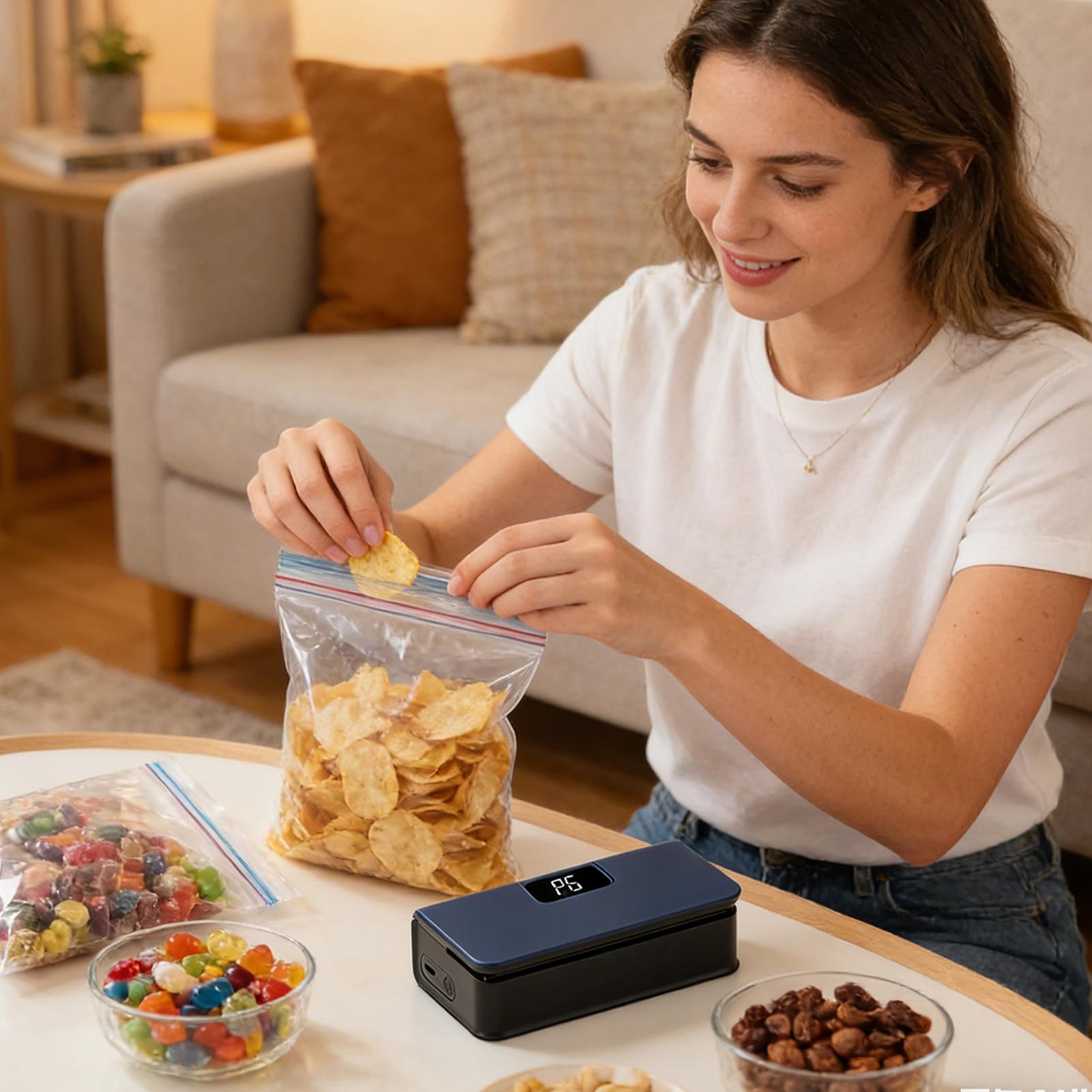 자석식 봉지 밀봉기 6단계 자석식 식품 밀봉 도구 휴대 - Food Snacks Chips 리뷰 및 가격