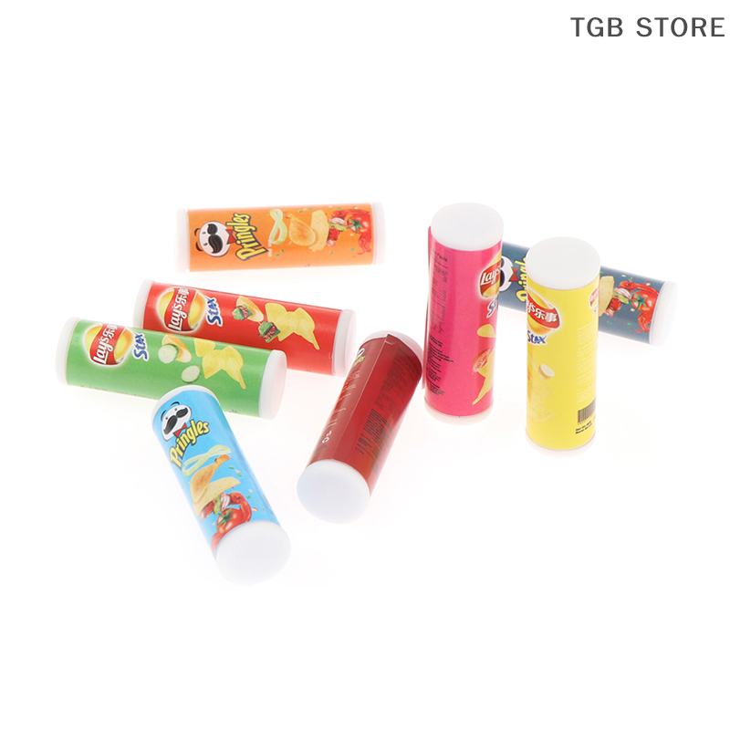 4개 미니어처 시뮬레이션 ABS 감자칩 병 주방 음식  - Food Snacks Chips 리뷰 및 가격