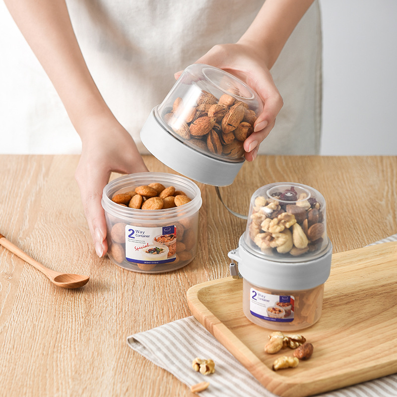 휴대용 이중층 다용도 신선도 유지 상자 요구르트 샐러드 - Baby Food Snacks Yogurt 리뷰 및 가격